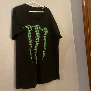 Monster Energy Women’s XL Shirt Black Green